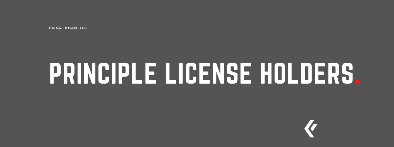Faisal Khan LLC - Principle License Holders