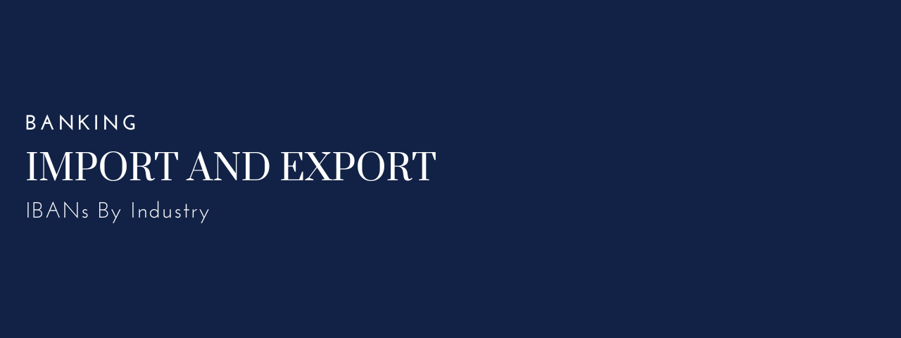 Faisal Khan LLC - IBAN Account for Importers and Exporters