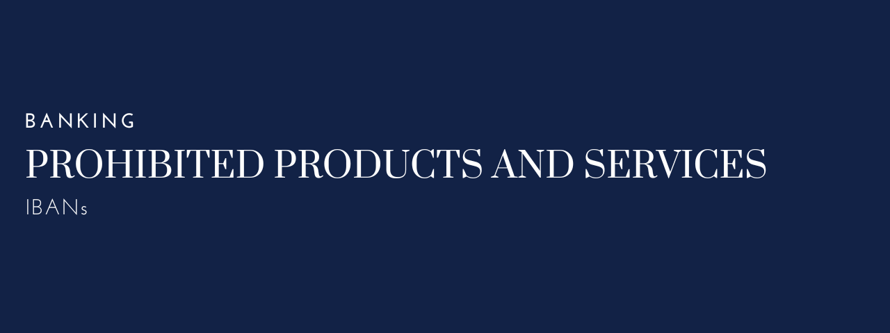 Faisal Khan LLC - Prohibited Products and Services