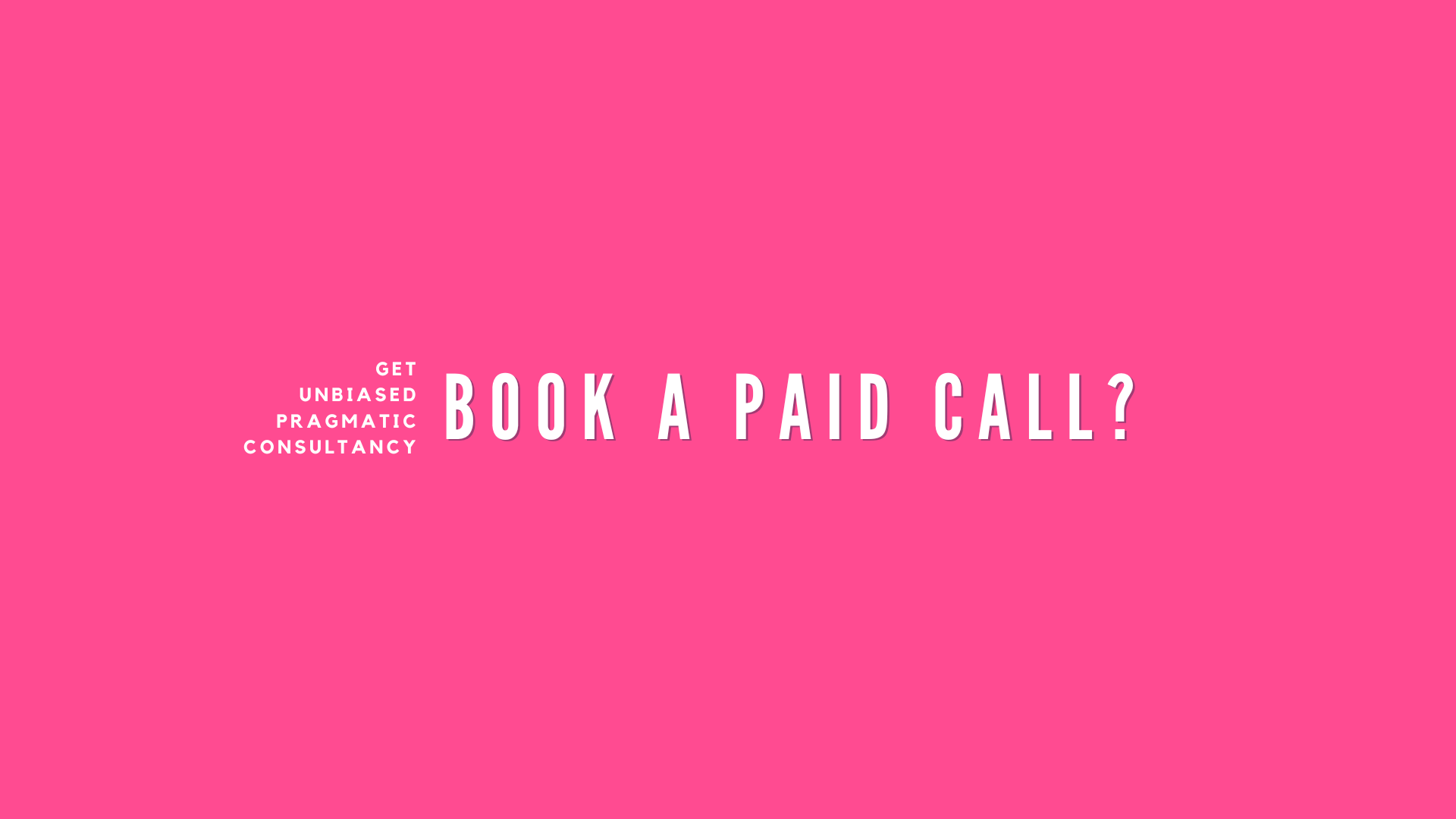 BOOK A PAID CALL - Faisal Khan LLC