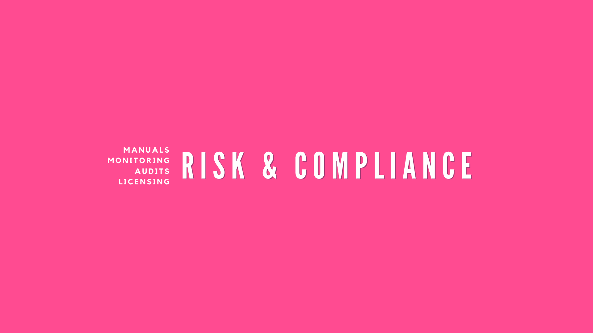 RISK & COMPLIANCE - Faisal Khan LLC